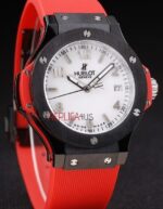 Hublot replica automatic vendome red collection strip rubber orologio replica copia 4us303