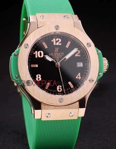 virtuemart_product_4118rolex-replica-orologi-copia-imitazione-rolex-omega Hublot replica automatic vendome green rose gold collection strip rubber orologio replica copia 4us304 - immagine 1