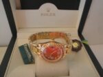 Rolex replica pearlmaster oro giallo red yellow orologio replica copia imitazione 4us269 - immagine 3