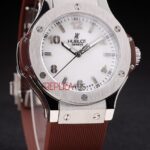 Hublot replica automatic vendome brown collection strip rubber orologio replica copia 4us305
