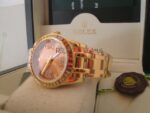Rolex replica pearlmaster oro giallo red yellow orologio replica copia imitazione 4us269 - immagine 4