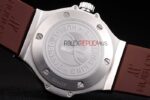 Hublot replica automatic vendome brown collection strip rubber orologio replica copia 4us305 - immagine 6