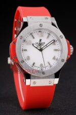 Hublot replica automatic vendome acciaio red collection strip rubber orologio replica copia 4us306 - immagine 3