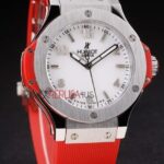 Hublot replica automatic vendome acciaio red collection strip rubber orologio replica copia 4us306