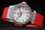 Hublot replica automatic vendome acciaio red collection strip rubber orologio replica copia 4us306 - immagine 5