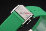 Hublot replica automatic vendome acciaio green collection strip rubber orologio replica copia 4us307 - immagine 9