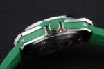 Hublot replica automatic vendome acciaio green collection strip rubber orologio replica copia 4us307 - immagine 8