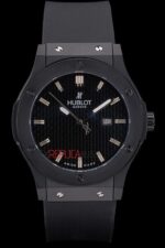 Hublot replica automatic vendome black collection strip rubber orologio replica copia 4us308 - immagine 3