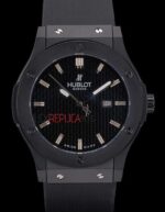 Hublot replica automatic vendome black collection strip rubber orologio replica copia 4us308