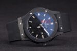 Hublot replica automatic vendome black collection strip rubber orologio replica copia 4us308 - immagine 6