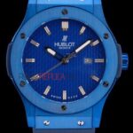 Hublot replica automatic vendome blue collection strip rubber orologio replica copia 4us309