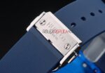 Hublot replica automatic vendome blue collection strip rubber orologio replica copia 4us309 - immagine 9