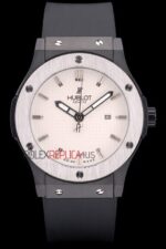 Hublot replica automatic vendome acciaio black collection strip rubber orologio replica copia 4us311 - immagine 3