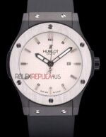 Hublot replica automatic vendome acciaio black collection strip rubber orologio replica copia 4us311
