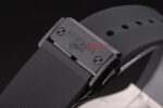 Hublot replica big bang chrono acciaio black strip rubber orologio replica copia 4us312 - immagine 10