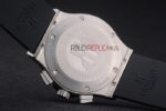 Hublot replica big bang chrono acciaio black strip rubber orologio replica copia 4us312 - immagine 7
