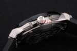 Hublot replica big bang chrono acciaio black strip rubber orologio replica copia 4us312 - immagine 8