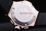 Hublot replica big bang chrono rose gold black strip rubber orologio replica copia 4us313 - immagine 8