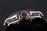 Hublot replica big bang chrono rose gold black strip rubber orologio replica copia 4us313 - immagine 7