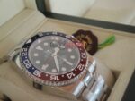 Rolex replica GMT master II rosso blu ceramichon new basilea oro bianco orologio replica copia imitazione 4us272 - immagine 9