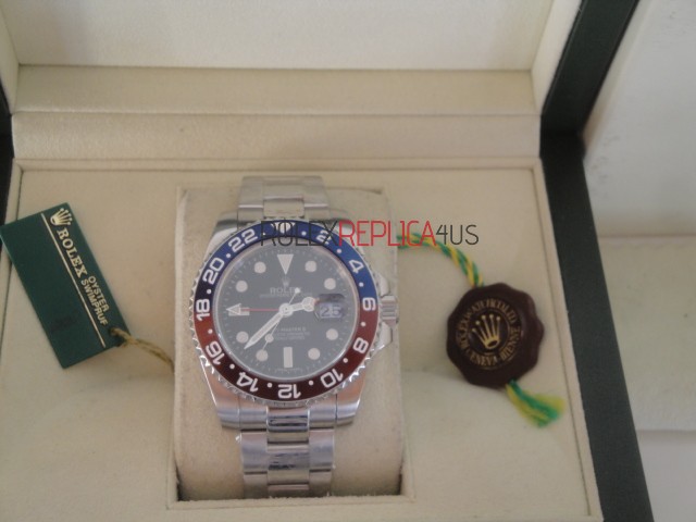 virtuemart_product_421rolex-replica-orologi-imitazione-rolex-replica-orologio Rolex replica GMT master II rosso blu ceramichon new basilea oro bianco orologio replica copia imitazione 4us272 - immagine 1