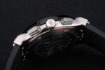 Hublot replica big bang chrono acciaio argentèè dial strip rubber orologio replica copia 4us315 - immagine 8