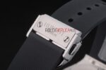 Hublot replica big bang chrono acciaio blue dial strip rubber orologio replica copia 4us316 - immagine 10