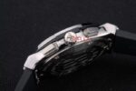 Hublot replica big bang chrono acciaio blue dial strip rubber orologio replica copia 4us316 - immagine 7