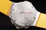 Hublot replica big bang chrono acciaio yellow strip rubber orologio replica copia 4us318 - immagine 7