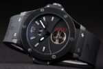 Hublot replica automatic vendome tourbillon black collection strip rubber orologio replica copia 4us319 - immagine 4
