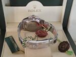 Rolex replica GMT master II rosso blu ceramichon new basilea oro bianco orologio replica copia imitazione 4us272 - immagine 11