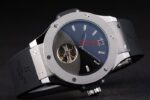 Hublot replica automatic vendome acciaio tourbillon black collection strip rubber orologio replica copia 4us320 - immagine 5