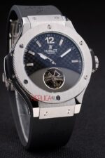 Hublot replica automatic vendome acciaio tourbillon black racing collection strip rubber orologio replica copia 4us322 - immagine 3