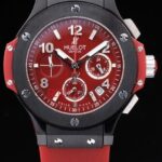 Hublot replica big bang chrono red strip rubber orologio replica copia 4us324