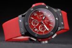 Hublot replica big bang chrono red strip rubber orologio replica copia 4us324 - immagine 6
