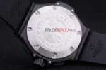 Hublot replica big bang chrono pro-hunter black dial strip rubber orologio replica copia 4us326 - immagine 8