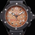 Hublot replica big bang chrono pro-hunter brown strip rubber orologio replica copia 4us327