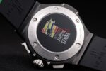 Hublot replica big bang chrono pro-hunter black strip rubber orologio replica copia 4us328 - immagine 8