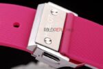 Hublot replica big bang chrono lady pink strip rubber orologio replica copia 4us329 - immagine 9