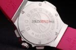 Hublot replica big bang chrono lady pink strip rubber orologio replica copia 4us329 - immagine 8