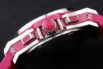 Hublot replica big bang chrono lady pink strip rubber orologio replica copia 4us329 - immagine 7