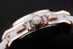 Hublot replica big bang chrono lady rose gold white dial strip rubber orologio replica copia 4us331 - immagine 7