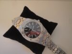 Audemars Piguet royal oak jumbo black dial replica orologio copia imitazione crono 4us217 - immagine 4