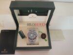 Rolex replica GMT master II rosso blu ceramichon new basilea oro bianco orologio replica copia imitazione 4us272 - immagine 16