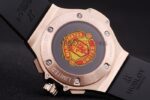 Hublot replica big bang chrono rose gold white dial manchester united limited edition orologio replica copia 4us337 - immagine 8
