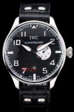 IWC replica 7days power reserve platinum strip leather imitazione replica orologi 4us341 - immagine 3