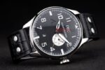 IWC replica 7days power reserve platinum strip leather imitazione replica orologi 4us341 - immagine 5