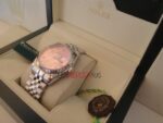 Rolex replica datejust acciaio rosèè flower jubilèè orologio replica copia imitazione 4us247 - immagine 4