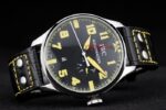 IWC replica 7days power reserve yellow platinum strip leather imitazione replica orologi 4us345 - immagine 5