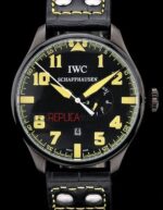 IWC replica 7days power reserve yellow pro-hunter strip leather imitazione replica orologi 4us346